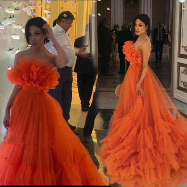 custom evening dresses a line formal prom party gown strapless floor-length sweep train tulle long backless, Black
custom evening dresses a line formal prom party gown strapless floor-length sweep train tulle long backless, Black