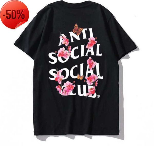 men t shirt anti social club butterfly loose print short sleeve designer couple t-shirt for and tee motion current 60esske, White;black
men t shirt anti social club butterfly loose print short sleeve designer couple t-shirt for and tee motion current 60esske, White;black