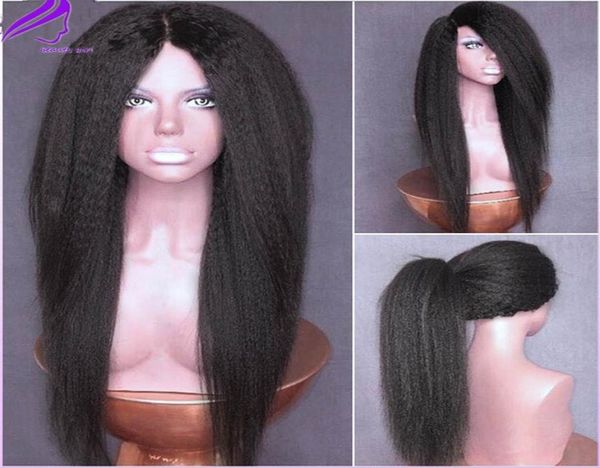 black kinky straight wig part heat resistant italian yaki straight synthetic lace front wigs for black women3029785
black kinky straight wig part heat resistant italian yaki straight synthetic lace front wigs for black women3029785