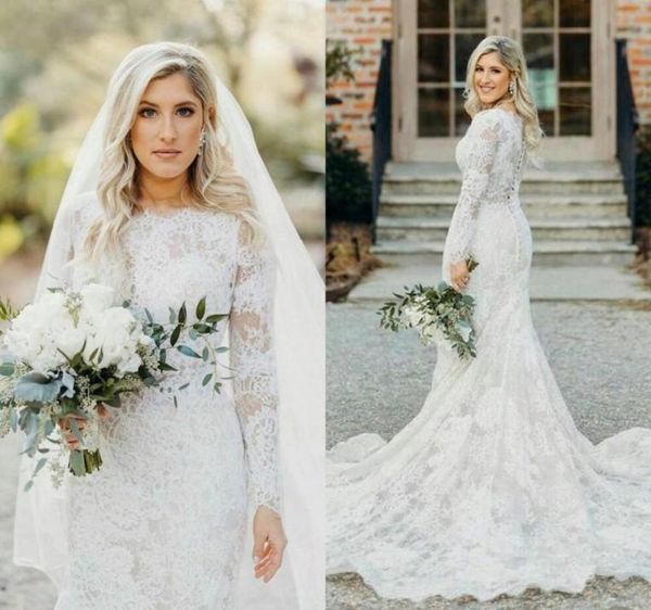 vintage bohemian full lace wedding dresses with sheer long sleeves bridal dresses buttons back country wedding gowns court train2094544, White
vintage bohemian full lace wedding dresses with sheer long sleeves bridal dresses buttons back country wedding gowns court train2094544, White