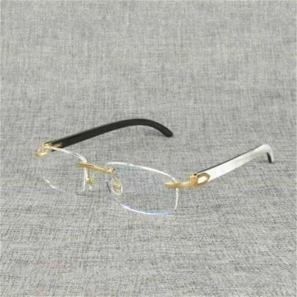 2023 fashion designer new sunglasses natural wood square clear frame men buffalo horn oversize rimless optical eyewear for women reading eye, White;black
2023 fashion designer new sunglasses natural wood square clear frame men buffalo horn oversize rimless optical eyewear for women reading eye, White;black