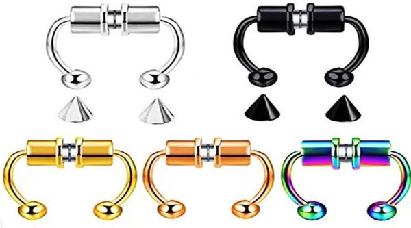 magnetic fake piercing nose ring alloy nose piercing hoop septum rings for men women jewelry gifts2855773, Silver
magnetic fake piercing nose ring alloy nose piercing hoop septum rings for men women jewelry gifts2855773, Silver