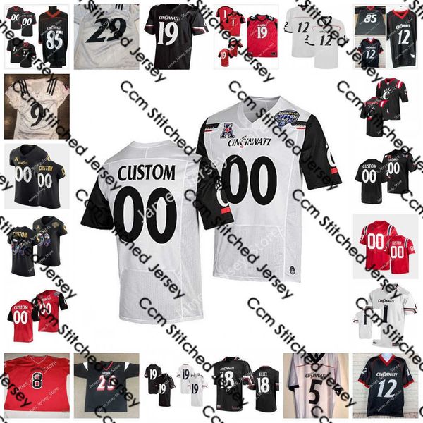 ncaa cincinnati bearcats jersey college football uniform 10 bryon threats 49 jack dingle sammy anderson jr. 99 rob jackson justin harris dev, Black
ncaa cincinnati bearcats jersey college football uniform 10 bryon threats 49 jack dingle sammy anderson jr. 99 rob jackson justin harris dev, Black