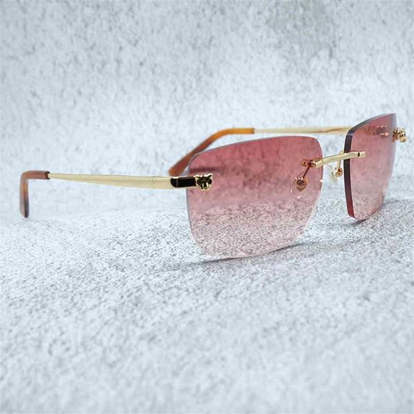 2023 designer glasses model panther rimless sunglass mens vintage shades for women sun lentes agxe sunglasses, White;black
2023 designer glasses model panther rimless sunglass mens vintage shades for women sun lentes agxe sunglasses, White;black