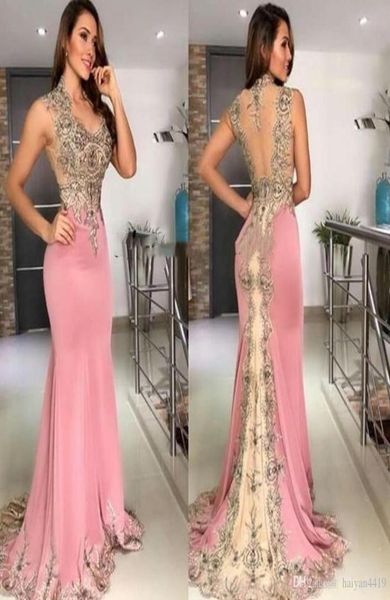 2020 pink mermaid evening dresses wear v neck lace appliques crystal beaded sleeveless sheer back formal prom dress par7029713, Black;red
2020 pink mermaid evening dresses wear v neck lace appliques crystal beaded sleeveless sheer back formal prom dress par7029713, Black;red