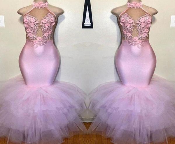 blush pink mermaid prom dresses 2020 halter 3d flowers lace appliques evening gowns plus size african formal party dress bc39862849449, Black
blush pink mermaid prom dresses 2020 halter 3d flowers lace appliques evening gowns plus size african formal party dress bc39862849449, Black