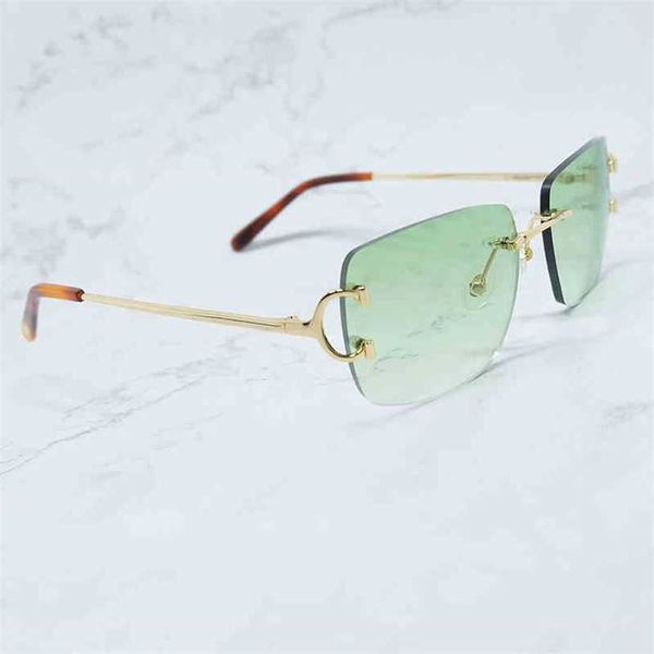 2023 designer glasses model vintage glasses men women glasses luxury rectangle square rimless sun shades eyewear lentes sol mujer sunglasses, White;black
2023 designer glasses model vintage glasses men women glasses luxury rectangle square rimless sun shades eyewear lentes sol mujer sunglasses, White;black