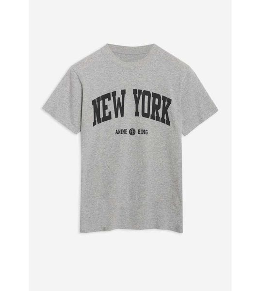 2023 anine bing women fashion classic cotton tee ab new letter print sleeve embroidery short t-shirt tees, White
2023 anine bing women fashion classic cotton tee ab new letter print sleeve embroidery short t-shirt tees, White