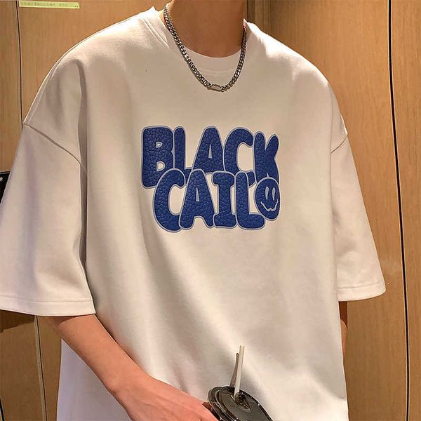 men's t-shirt short sleeved for 2023 summer new three-dimensional foam printed bottom simple and versatile letters loose and casual, White;black
men's t-shirt short sleeved for 2023 summer new three-dimensional foam printed bottom simple and versatile letters loose and casual, White;black