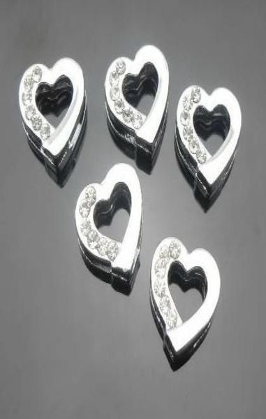 100pcslot 8mm half rhinestones silver heart slide charms fit for 8mm diy leather wristband bracelet diy jewelry findings4957215, Bronze;silver
100pcslot 8mm half rhinestones silver heart slide charms fit for 8mm diy leather wristband bracelet diy jewelry findings4957215, Bronze;silver