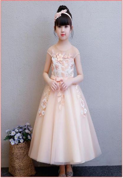 champagn flower girl dress appliques long first communion dresses party girl wedding birthday gown kids princess dresses2998765, White;blue
champagn flower girl dress appliques long first communion dresses party girl wedding birthday gown kids princess dresses2998765, White;blue