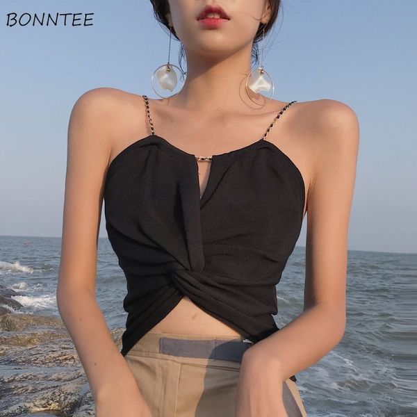 camisoles tanks women backless chic summer beach wear retro ladies crop casual simple allmatch female clothing 230404, Black;white
camisoles tanks women backless chic summer beach wear retro ladies crop casual simple allmatch female clothing 230404, Black;white