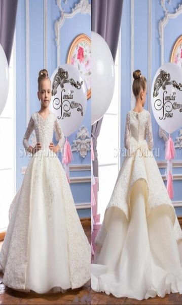 new arrival flower girls dresses long sleeves with pearls beads first communion dresses v neck lace ball gown girls pageant gowns1466188, White;blue
new arrival flower girls dresses long sleeves with pearls beads first communion dresses v neck lace ball gown girls pageant gowns1466188, White;blue