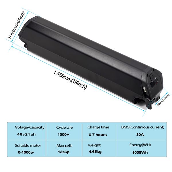 reention dorado 21700 48v 25ah e-bike battery lithium ion 48v electric bike battery for 1000w 48v ebike batteries
reention dorado 21700 48v 25ah e-bike battery lithium ion 48v electric bike battery for 1000w 48v ebike batteries