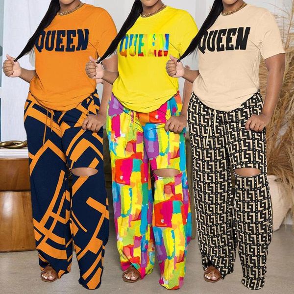women's two piece pants plus size letter print casual hole set summer short sleeve 2023 women sets fashion streetwear 2pcs tracksuits, White
women's two piece pants plus size letter print casual hole set summer short sleeve 2023 women sets fashion streetwear 2pcs tracksuits, White