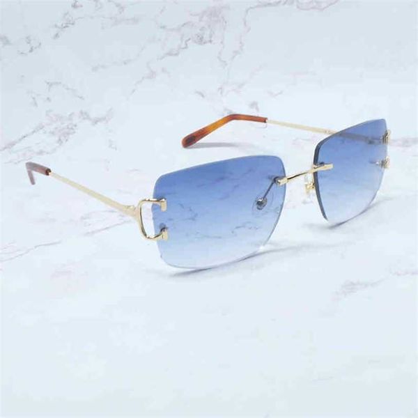 2023 designer glasses model vintage men women rectangle square rimless sun shades eyewear lentes de sol mujer wc0m sunglasses, White;black
2023 designer glasses model vintage men women rectangle square rimless sun shades eyewear lentes de sol mujer wc0m sunglasses, White;black