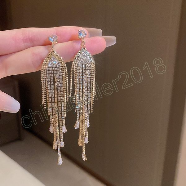 zircon geometric diamond tassel dangle earrings for women exaggerated retro minimalist drop earring trendy party jewelry, Silver
zircon geometric diamond tassel dangle earrings for women exaggerated retro minimalist drop earring trendy party jewelry, Silver