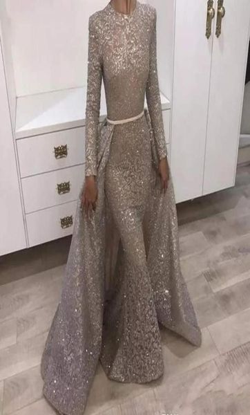 2020 bling silver gold sequined prom dresses lace jewel neck mermaid sequins long sleeves overskirts evening dress wear part2639409, Black
2020 bling silver gold sequined prom dresses lace jewel neck mermaid sequins long sleeves overskirts evening dress wear part2639409, Black