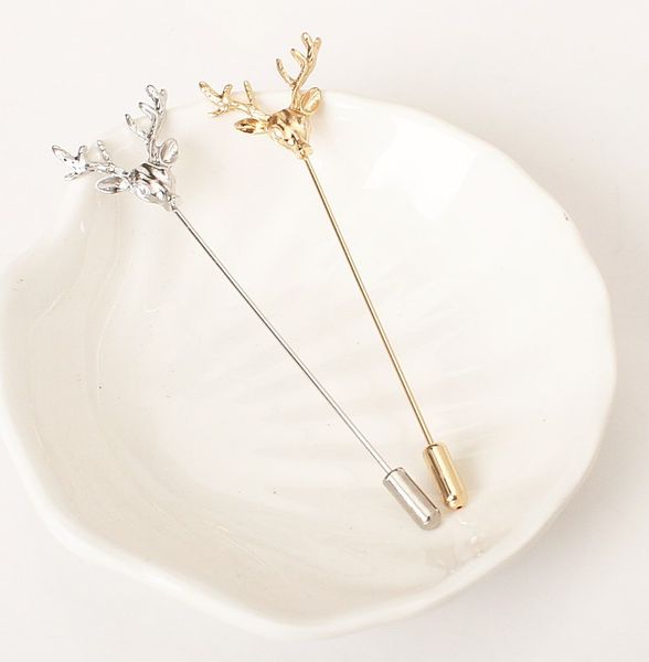 in bulk alloy booches pins for men women suit sweater insert brooch pins jewelry deer head needle corsage, Gray
in bulk alloy booches pins for men women suit sweater insert brooch pins jewelry deer head needle corsage, Gray