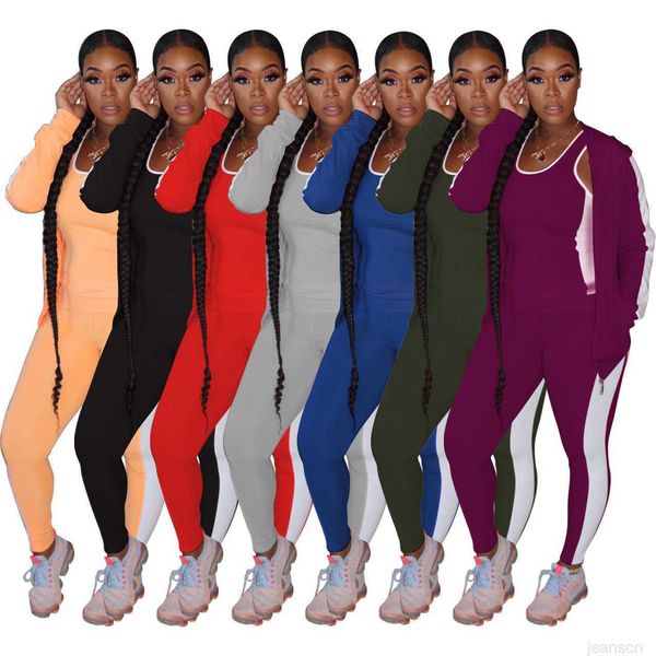womens tracksuit sportswear pants tow pieces hoodie legging outfits sports fashion casual solid color sports 3 piece suit, White
womens tracksuit sportswear pants tow pieces hoodie legging outfits sports fashion casual solid color sports 3 piece suit, White