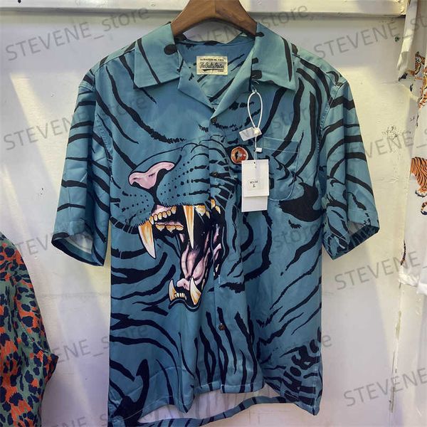 men's casual shirts hawaiian tiger short sleeve beach graffiti fashion t230406, White;black
men's casual shirts hawaiian tiger short sleeve beach graffiti fashion t230406, White;black