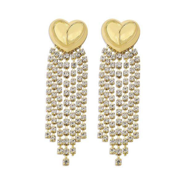 exquisite cubic zirconia beaded tassel earrings for women romantic heart jewellery classic korean fashion earring trendy jewelry, Silver
exquisite cubic zirconia beaded tassel earrings for women romantic heart jewellery classic korean fashion earring trendy jewelry, Silver