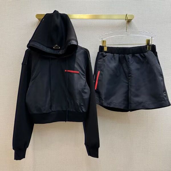 2023 women suit casual ling sleeve hoodie hooded shorts sport 2pc set lady outwear high waist sweatshirts jumper suits, Black
2023 women suit casual ling sleeve hoodie hooded shorts sport 2pc set lady outwear high waist sweatshirts jumper suits, Black