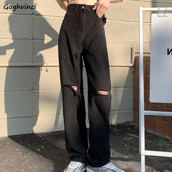 jean loose simple fashion solid hole high waist s5xl denim trousers female vintage korean stylish streetwear 230406, Blue
jean loose simple fashion solid hole high waist s5xl denim trousers female vintage korean stylish streetwear 230406, Blue