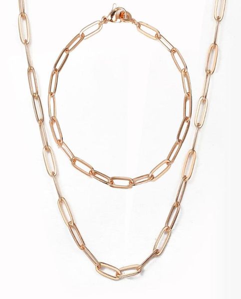 earrings necklace davieslee 4mm wide bracelets set for women 585 rose gold paperclip rolo link chain jewelry sets lcs246417973, Silver
earrings necklace davieslee 4mm wide bracelets set for women 585 rose gold paperclip rolo link chain jewelry sets lcs246417973, Silver