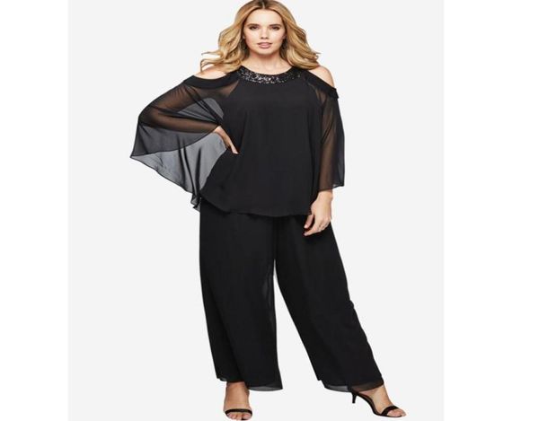 black two pieces mother of the bride pant suits custom made sequined wedding guest dress plus size long sleeves mothers groo9493283, Black;red
black two pieces mother of the bride pant suits custom made sequined wedding guest dress plus size long sleeves mothers groo9493283, Black;red