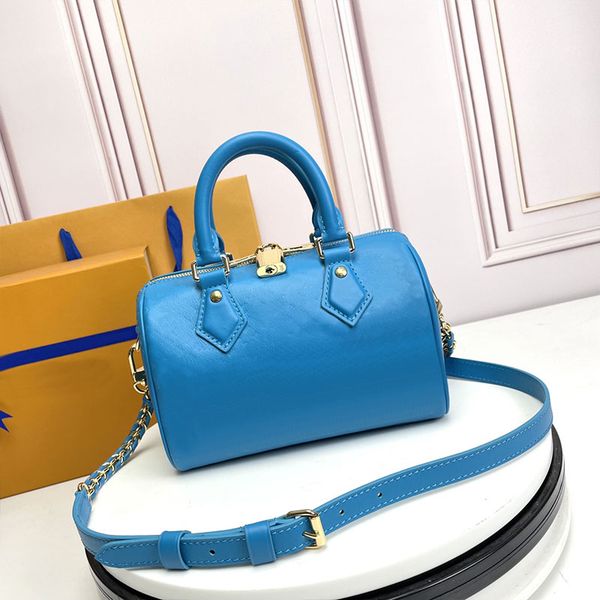 chain pllow handbag speedy tote bags crossbody bag gold zipper women wallet genuine leather fashion shoulder handbags clutch purse 20cm
chain pllow handbag speedy tote bags crossbody bag gold zipper women wallet genuine leather fashion shoulder handbags clutch purse 20cm