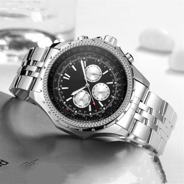 big dial men mechanical automatic watch navitimer design mens watches military sports stainless steel wristwatch brand limited273d, Slivery;brown
big dial men mechanical automatic watch navitimer design mens watches military sports stainless steel wristwatch brand limited273d, Slivery;brown