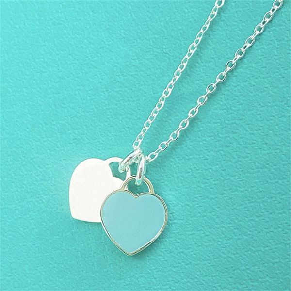 double heart pendant designer jewelry t love necklace for women luxury silver chains fashion stainless steel jewlery bracelet bangle earring
double heart pendant designer jewelry t love necklace for women luxury silver chains fashion stainless steel jewlery bracelet bangle earring