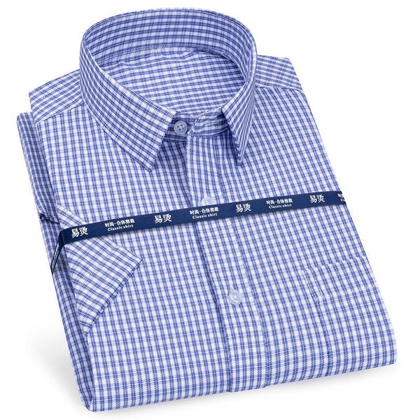 men's casual shirts mens short sleeve shirt business casual classic plaid striped checked male social dress shirts purple blue beach qu, White;black
men's casual shirts mens short sleeve shirt business casual classic plaid striped checked male social dress shirts purple blue beach qu, White;black