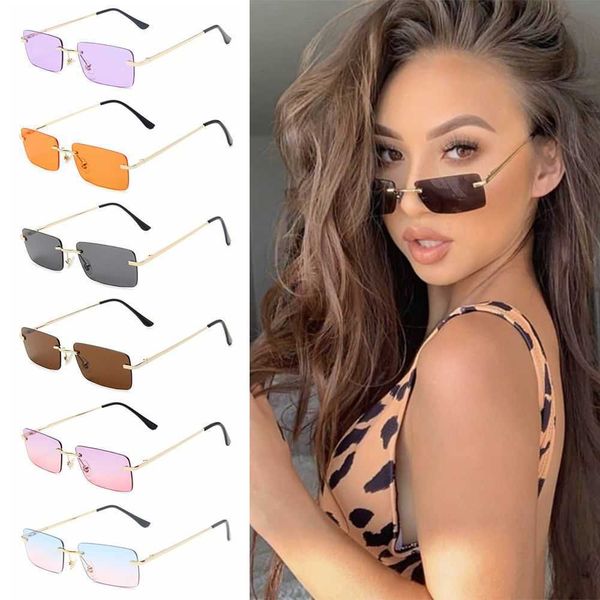 sunglasses 2021 fashion rectangle rimless sunglasses square vintage glasses luxury design retro frame gradient glasses uv400 eyewear p230406, White;black
sunglasses 2021 fashion rectangle rimless sunglasses square vintage glasses luxury design retro frame gradient glasses uv400 eyewear p230406, White;black