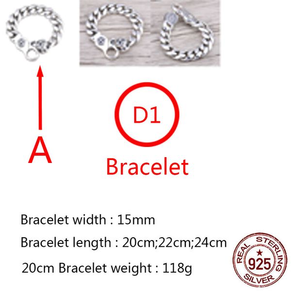 d1 s925 sterling silver bracelet trend smooth cross flower letter personalized punk hip hop jewelry style gift for lovers, Golden;silver
d1 s925 sterling silver bracelet trend smooth cross flower letter personalized punk hip hop jewelry style gift for lovers, Golden;silver