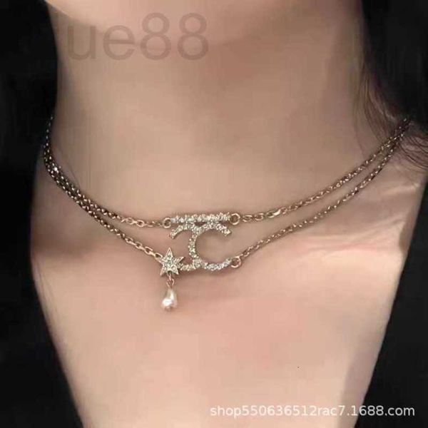 strands, strings designer pearl water diamond star necklace for women 2022 new double layer chain choker collar neckchain mesh red lm5r, Black
strands, strings designer pearl water diamond star necklace for women 2022 new double layer chain choker collar neckchain mesh red lm5r, Black