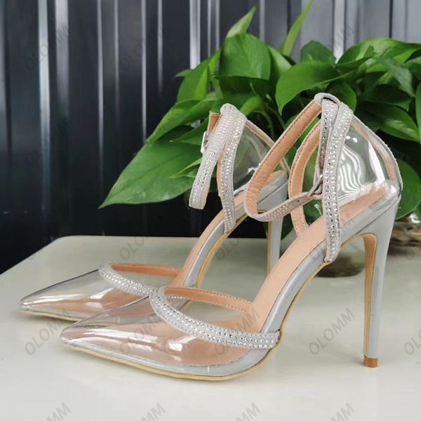 olomm new fashion women pumps rhinestone stiletto heels pointed toe pretty transparent dress shoes women us plus size 5-15, Black
olomm new fashion women pumps rhinestone stiletto heels pointed toe pretty transparent dress shoes women us plus size 5-15, Black