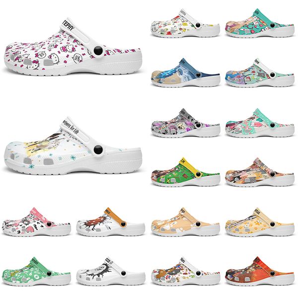 Customized lovely and comfortable fashionable Glossy Diy shoes for men and women's indoor slippers 42-93440
Customized lovely and comfortable fashionable Glossy Diy shoes for men and women's indoor slippers 42-93440