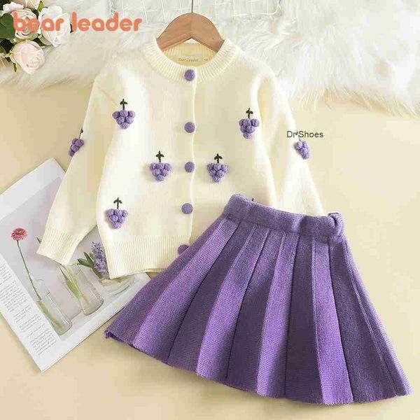 clothing sets bear leader baby girls clothes autumn winter cartoon grape kids knitted sweet outfit children suit 230202, White
clothing sets bear leader baby girls clothes autumn winter cartoon grape kids knitted sweet outfit children suit 230202, White