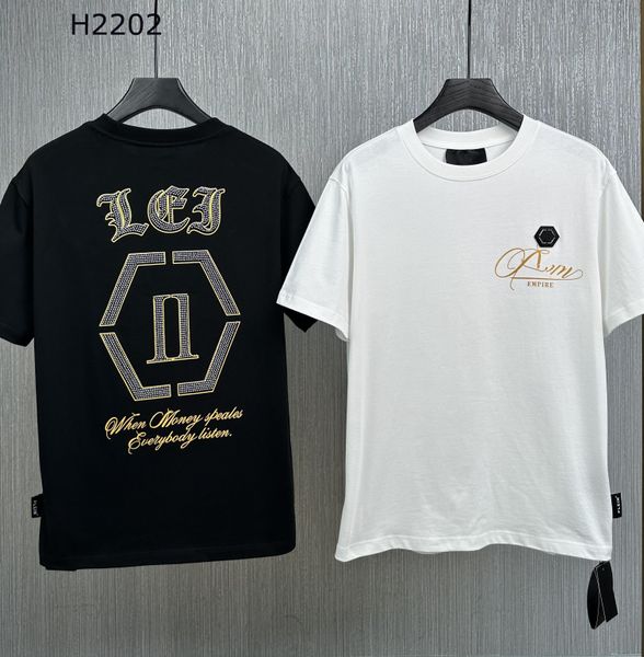 23ss new t-shirt over size european american fashion luxury t-shirt men t shirt skull polo shirt pp phillip plain tshirts round neck embroid, White;black
23ss new t-shirt over size european american fashion luxury t-shirt men t shirt skull polo shirt pp phillip plain tshirts round neck embroid, White;black