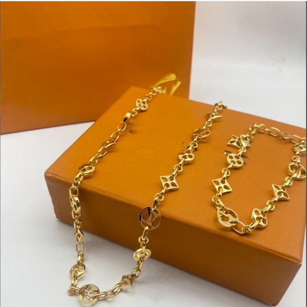 pendant necklaces luxury decoration brand popular fashion set gold chain letter necklace, Silver
pendant necklaces luxury decoration brand popular fashion set gold chain letter necklace, Silver