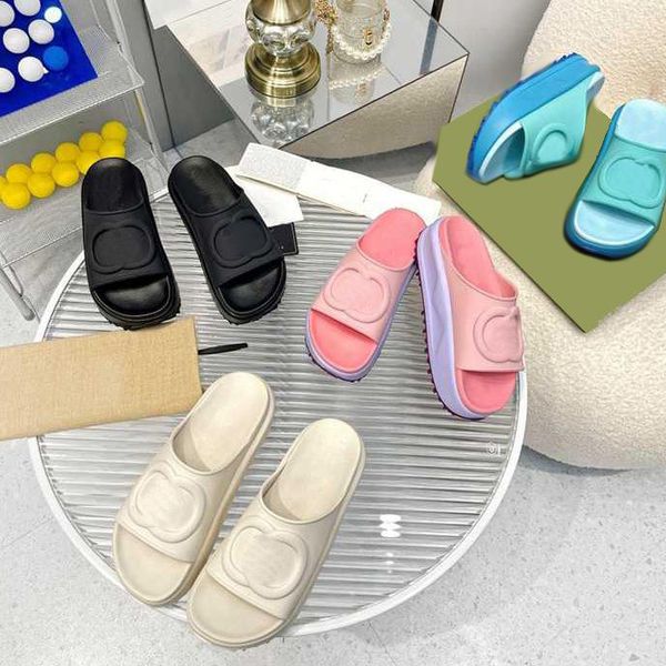 designer slippers women platform slipper aroon rubber slides color flip flops thick bottom flat shoes, Black
designer slippers women platform slipper aroon rubber slides color flip flops thick bottom flat shoes, Black
