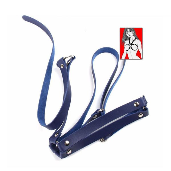 fabric womens genuine leather chest straps gothic body harness caged bra punk waist belt adjustable navyblue clothing beginner erotic intima, Black;white
fabric womens genuine leather chest straps gothic body harness caged bra punk waist belt adjustable navyblue clothing beginner erotic intima, Black;white