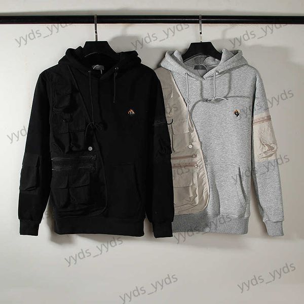men's hoodies sweatshirts autumn/winter 2022 new ts cactus embroidery microlabel remake deconstructed panel fashion hoodie t230406, Black
men's hoodies sweatshirts autumn/winter 2022 new ts cactus embroidery microlabel remake deconstructed panel fashion hoodie t230406, Black