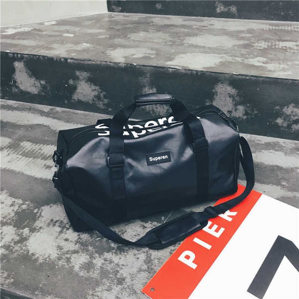 duffle bags new portable letter business travel bag pu men s and women s sports fitness short distance light storage luggage 230406
duffle bags new portable letter business travel bag pu men s and women s sports fitness short distance light storage luggage 230406