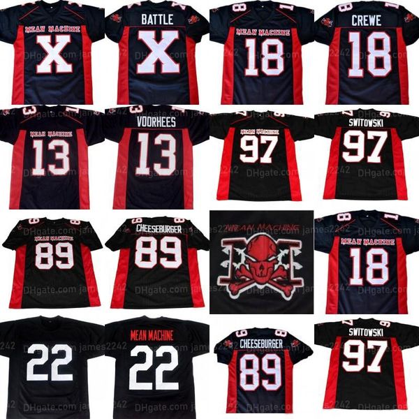longest yard movie football jersey batte x jason voorhees mean machine paul crewe cheeseburger stitched custom retro jerseys black men women, Black;red
longest yard movie football jersey batte x jason voorhees mean machine paul crewe cheeseburger stitched custom retro jerseys black men women, Black;red