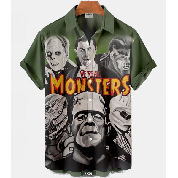 men's casual shirts movie character horror vintage shirt for men men's summer streetwear 3d printed men's shirts retro men�, White;black
men's casual shirts movie character horror vintage shirt for men men's summer streetwear 3d printed men's shirts retro men�, White;black