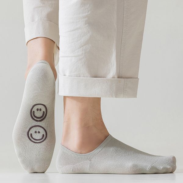 socks for men summer non-slip smiley face men's short socks thin silicone high elasticity breathable good invisible solid color, Black
socks for men summer non-slip smiley face men's short socks thin silicone high elasticity breathable good invisible solid color, Black