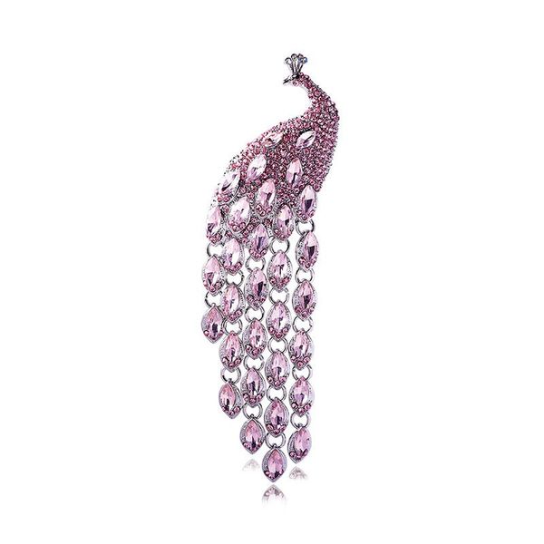 fashion designer rhinestone peacock brooches pin for women vintage jewelry full diamond large bird long tassel fringe brooch pins female jew, Gray
fashion designer rhinestone peacock brooches pin for women vintage jewelry full diamond large bird long tassel fringe brooch pins female jew, Gray